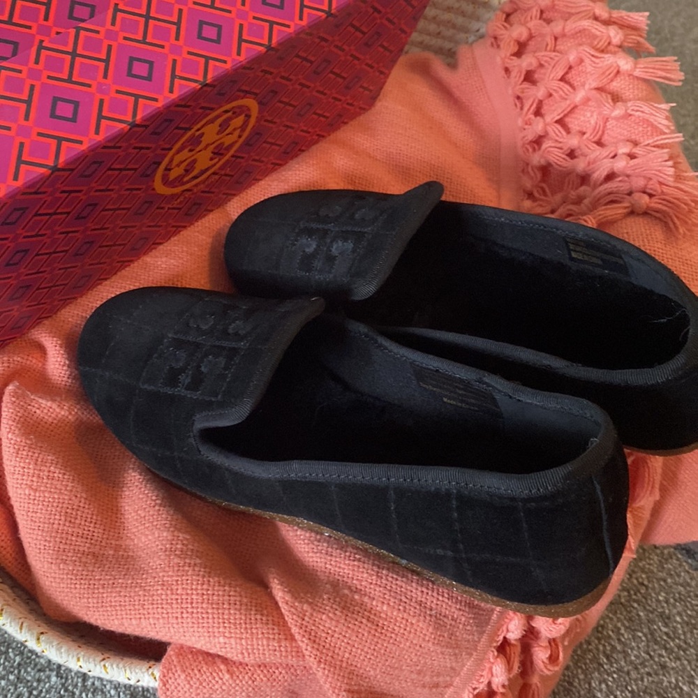 NIB Tory Burch Cowley Genuine Shearling Lined Slipper - Picture 8 of 12